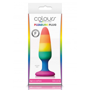 NS Novelties - Pleasure Plug Rainbow Small Anal Toys